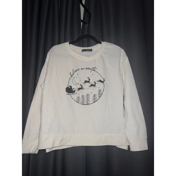 Ugly Christmas Sweater Xmas Sweatshirt Crewneck Size Medium - Picture 1 of 3